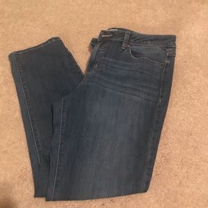 Lauren Conrad Skinny Jeans, cuffed ankle